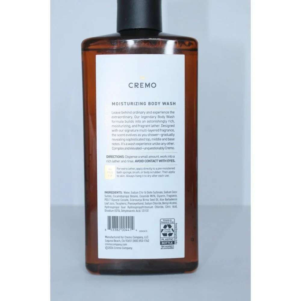Cremo Body Wash - Silver Water & Birch - 16 fl oz‎ (473 ml) New
